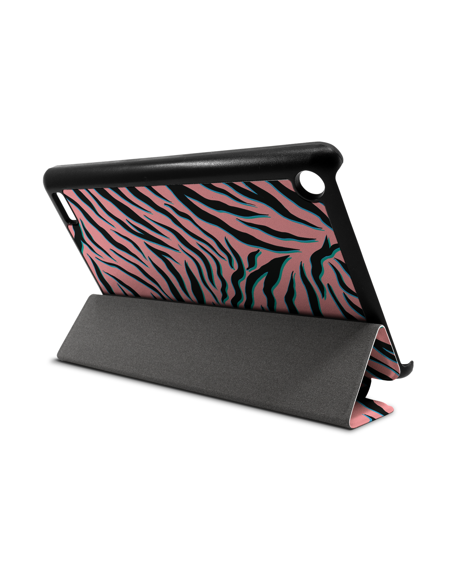 Pink Zebra Tablet Smart Case for Amazon Fire 7: Used as Stand