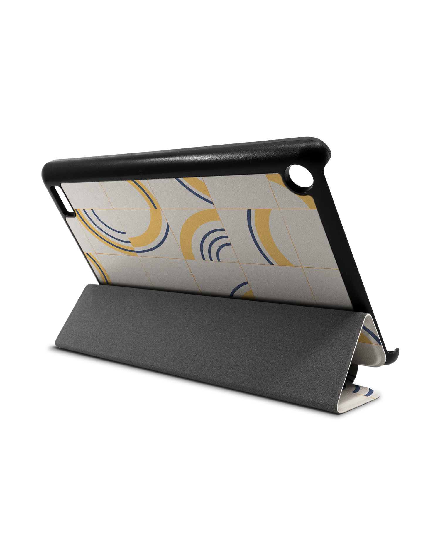 Spliced Circles Tablet Smart Case for Amazon Fire 7: Used as Stand