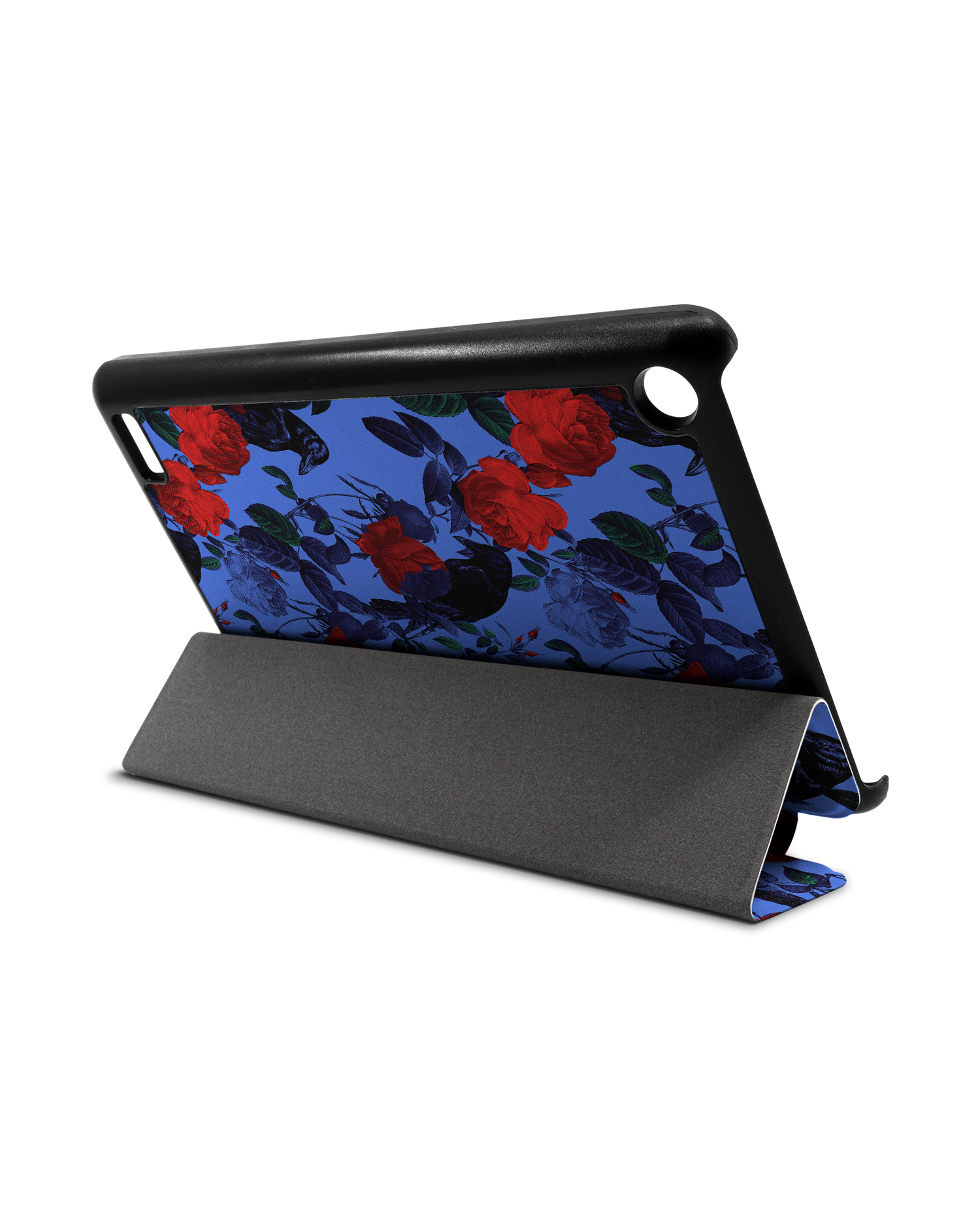 Roses And Ravens Tablet Smart Case for Amazon Fire 7: Used as Stand
