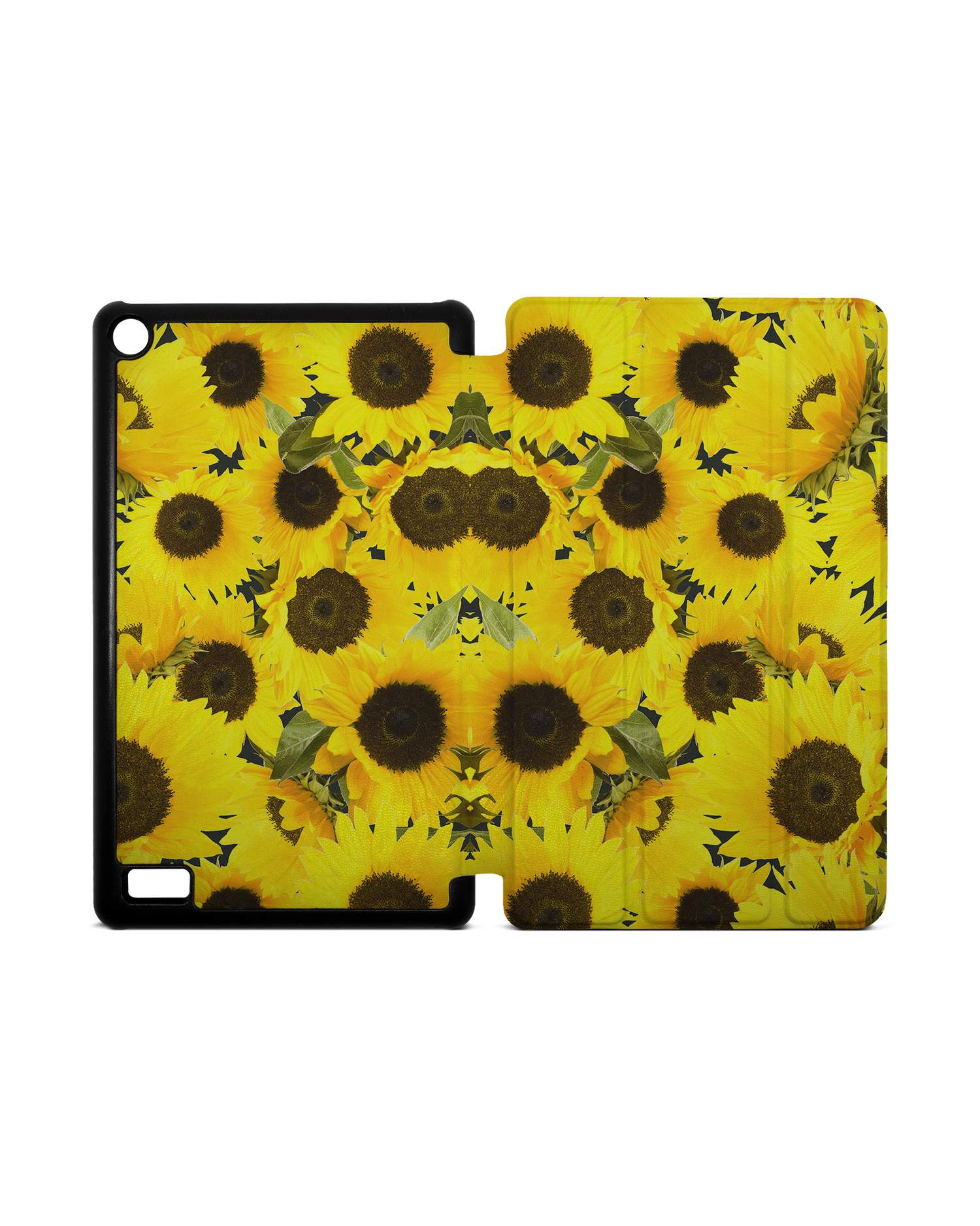 Sunflowers Tablet Smart Case for Amazon Fire 7: Opened