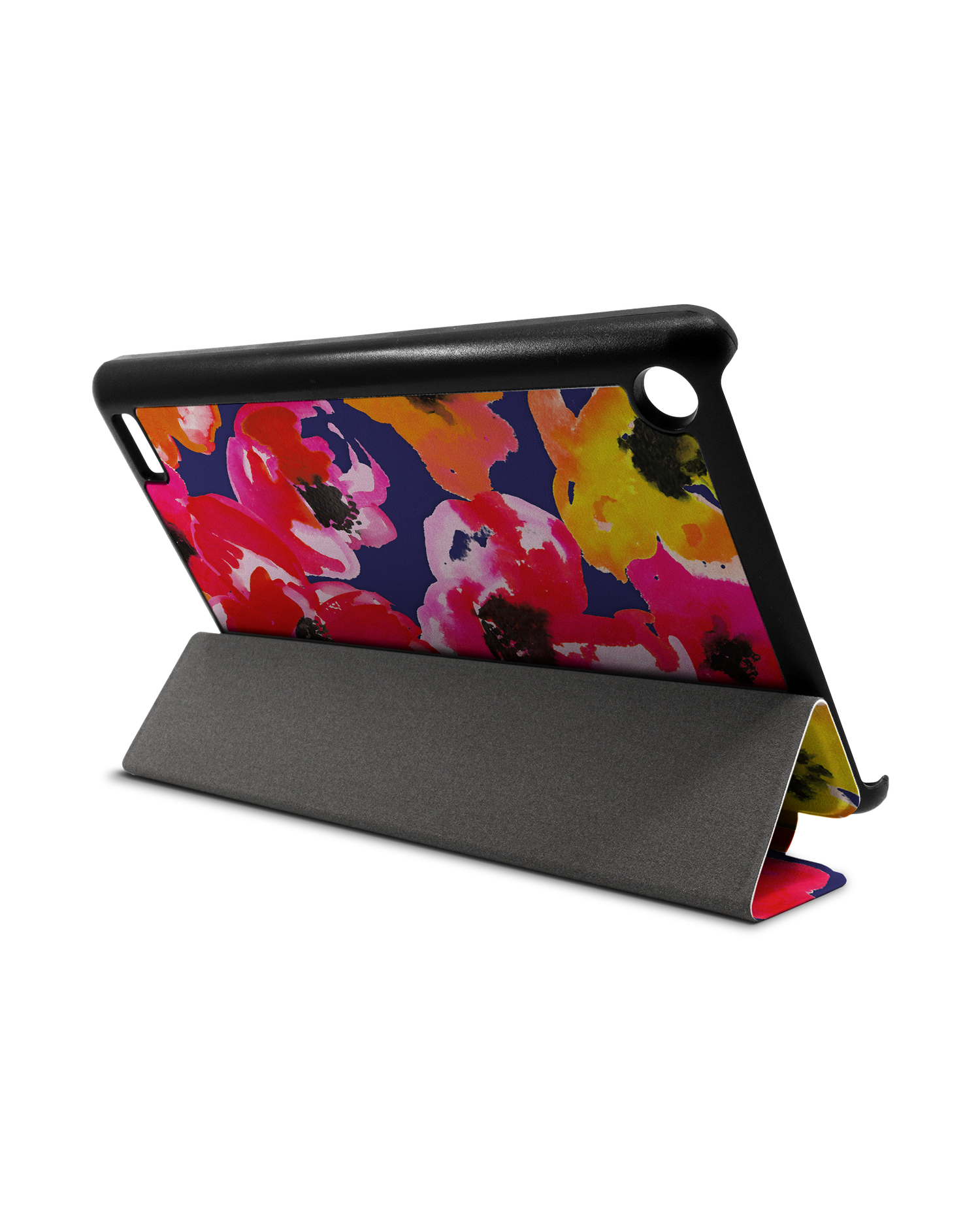 Painted Poppies Tablet Smart Case for Amazon Fire 7: Used as Stand