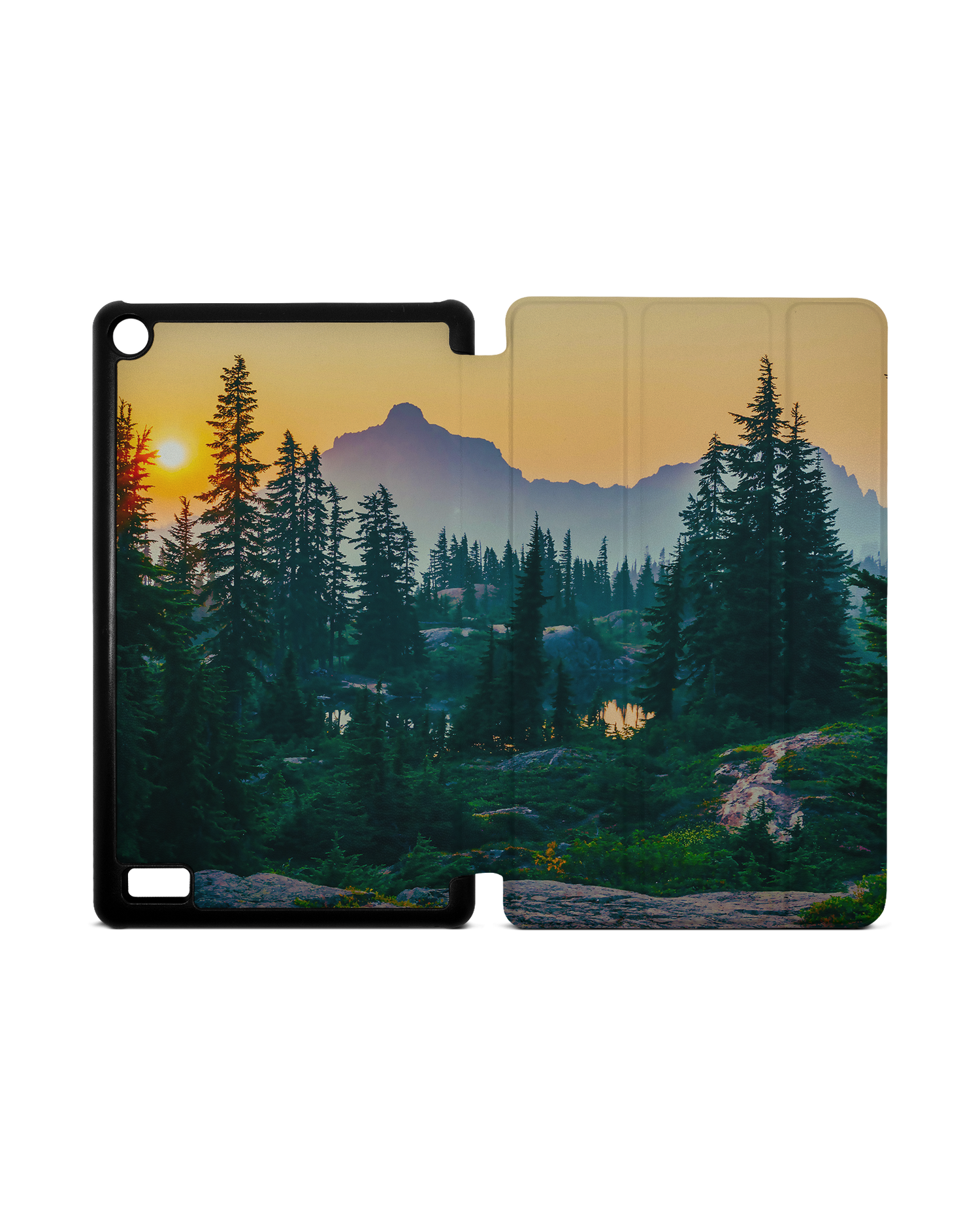 Forest Tablet Smart Case for Amazon Fire 7: Opened