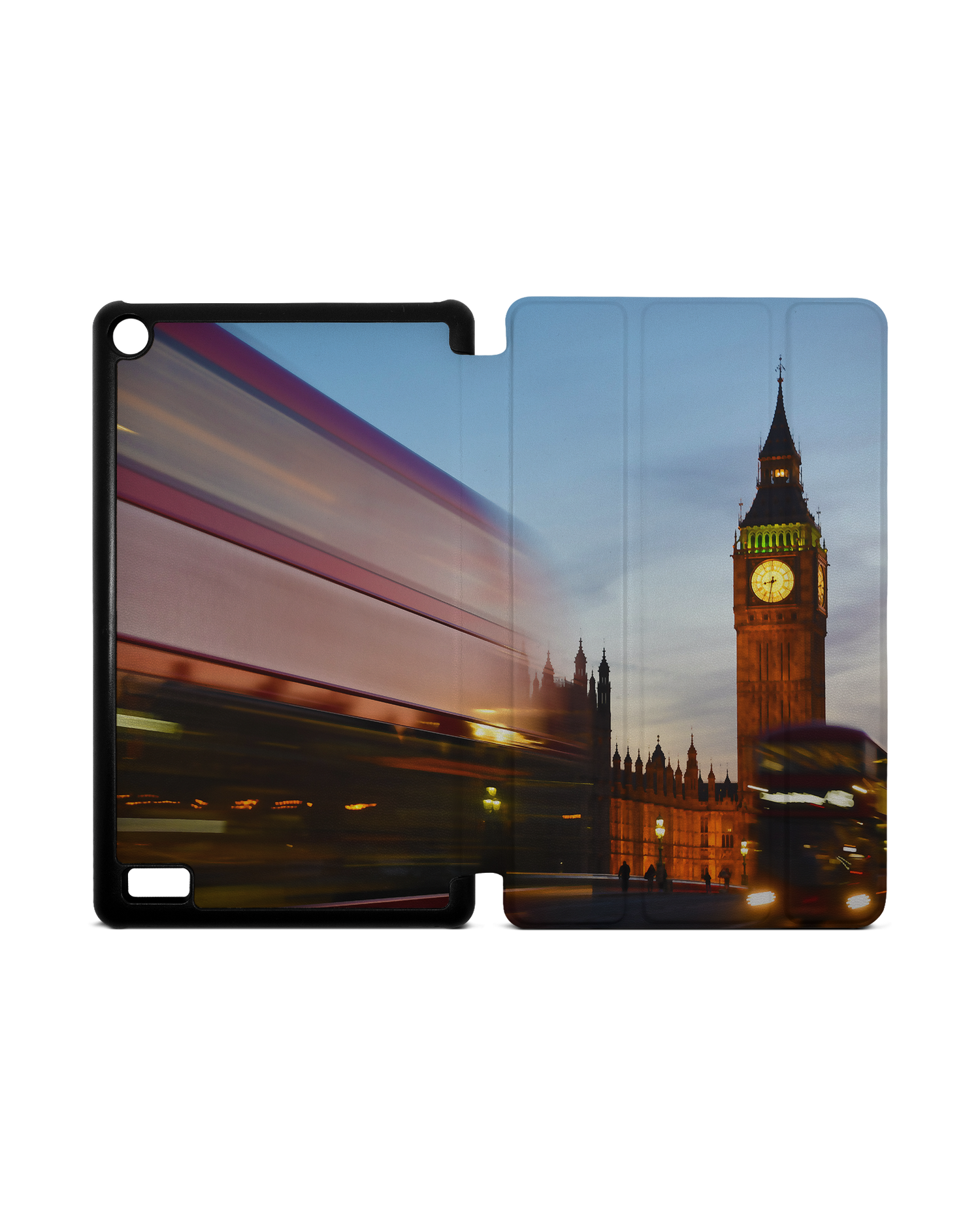 London Tablet Smart Case for Amazon Fire 7: Opened