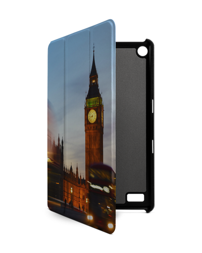 London Tablet Smart Case for Amazon Fire 7: Front View