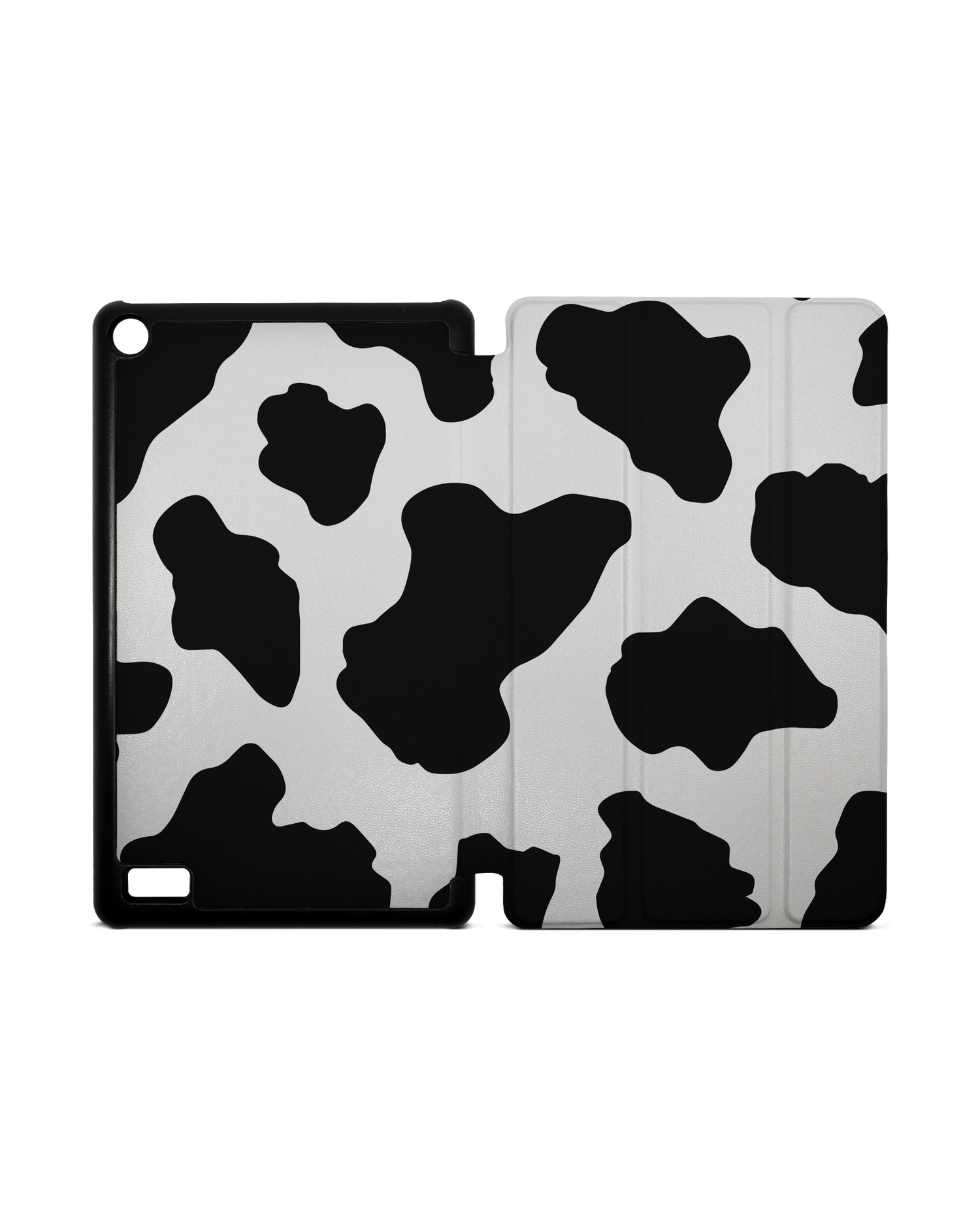 Cow Print 2 Tablet Smart Case for Amazon Fire 7: Opened