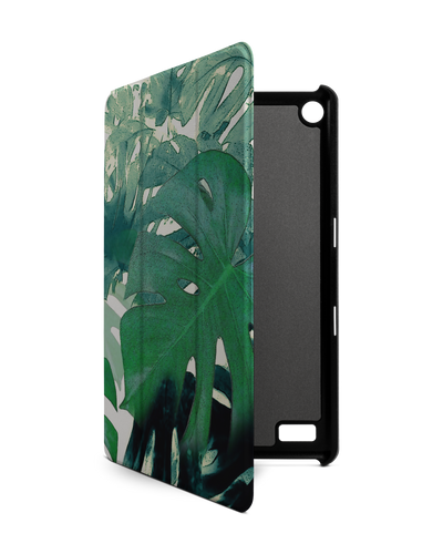 Saturated Plants Tablet Smart Case for Amazon Fire 7: Front View