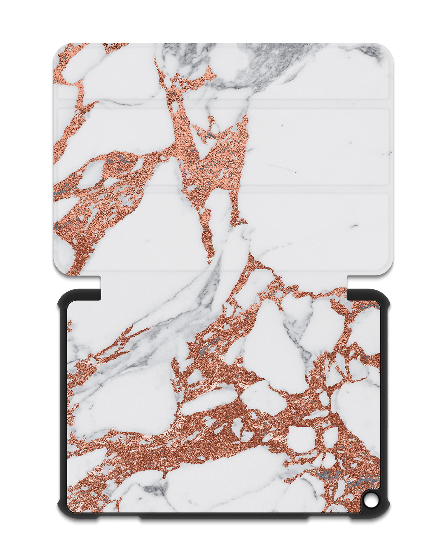Marble Mix Tablet Smart Case for Amazon Fire HD 8 (2022), Amazon Fire HD 8 Plus (2022), Amazon Fire HD 8 (2020), Amazon Fire HD 8 Plus (2020): Opened