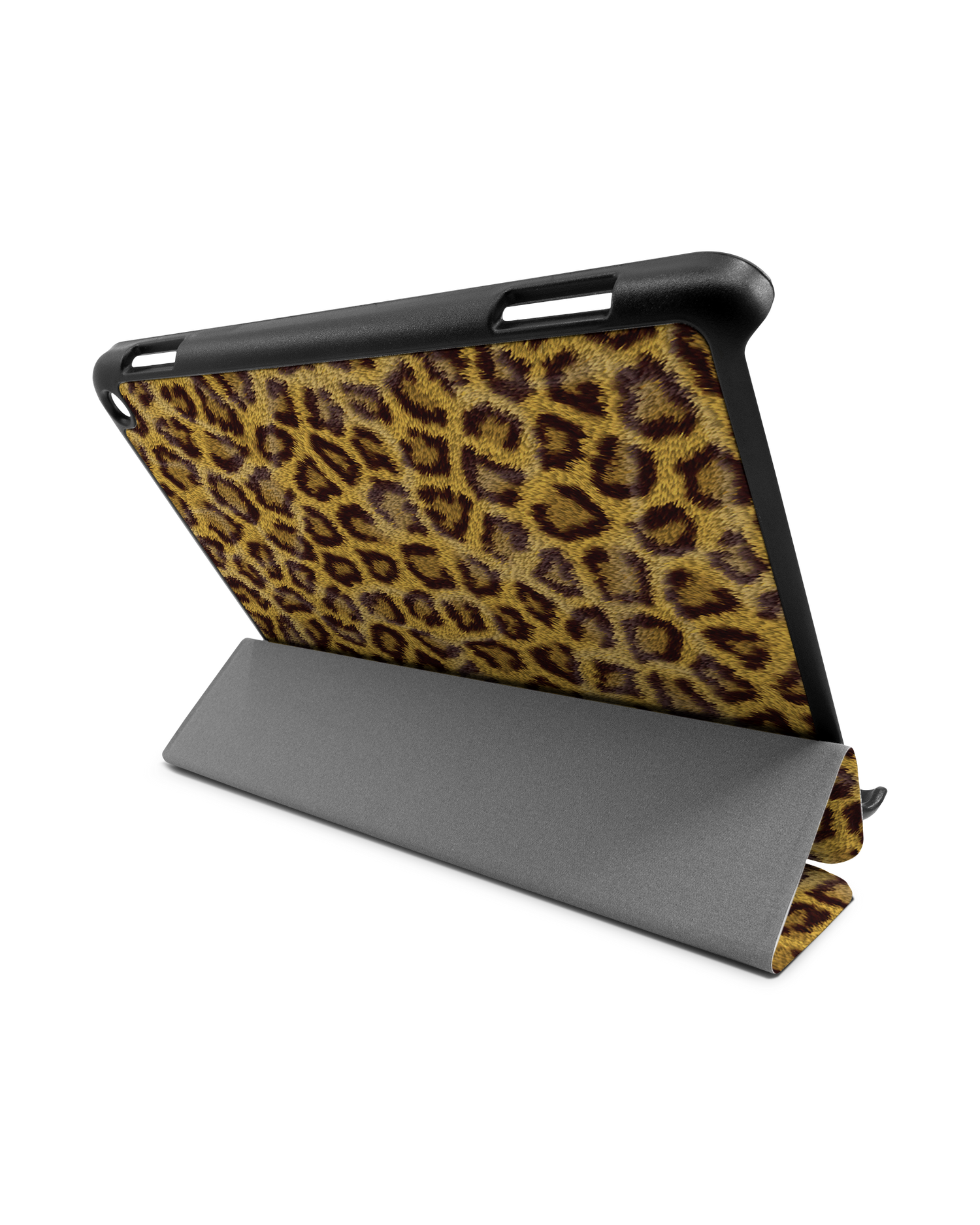 Leopard Skin Tablet Smart Case for Amazon Fire HD 8 (2022), Amazon Fire HD 8 Plus (2022), Amazon Fire HD 8 (2020), Amazon Fire HD 8 Plus (2020): Used as Stand