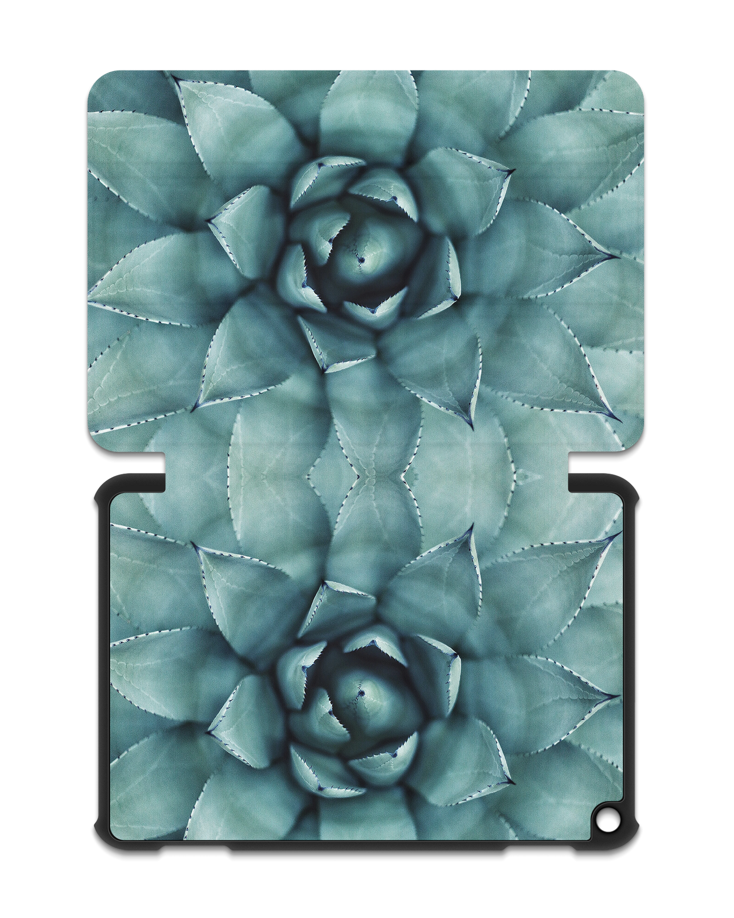 Beautiful Succulent Tablet Smart Case for Amazon Fire HD 8 (2022), Amazon Fire HD 8 Plus (2022), Amazon Fire HD 8 (2020), Amazon Fire HD 8 Plus (2020): Opened