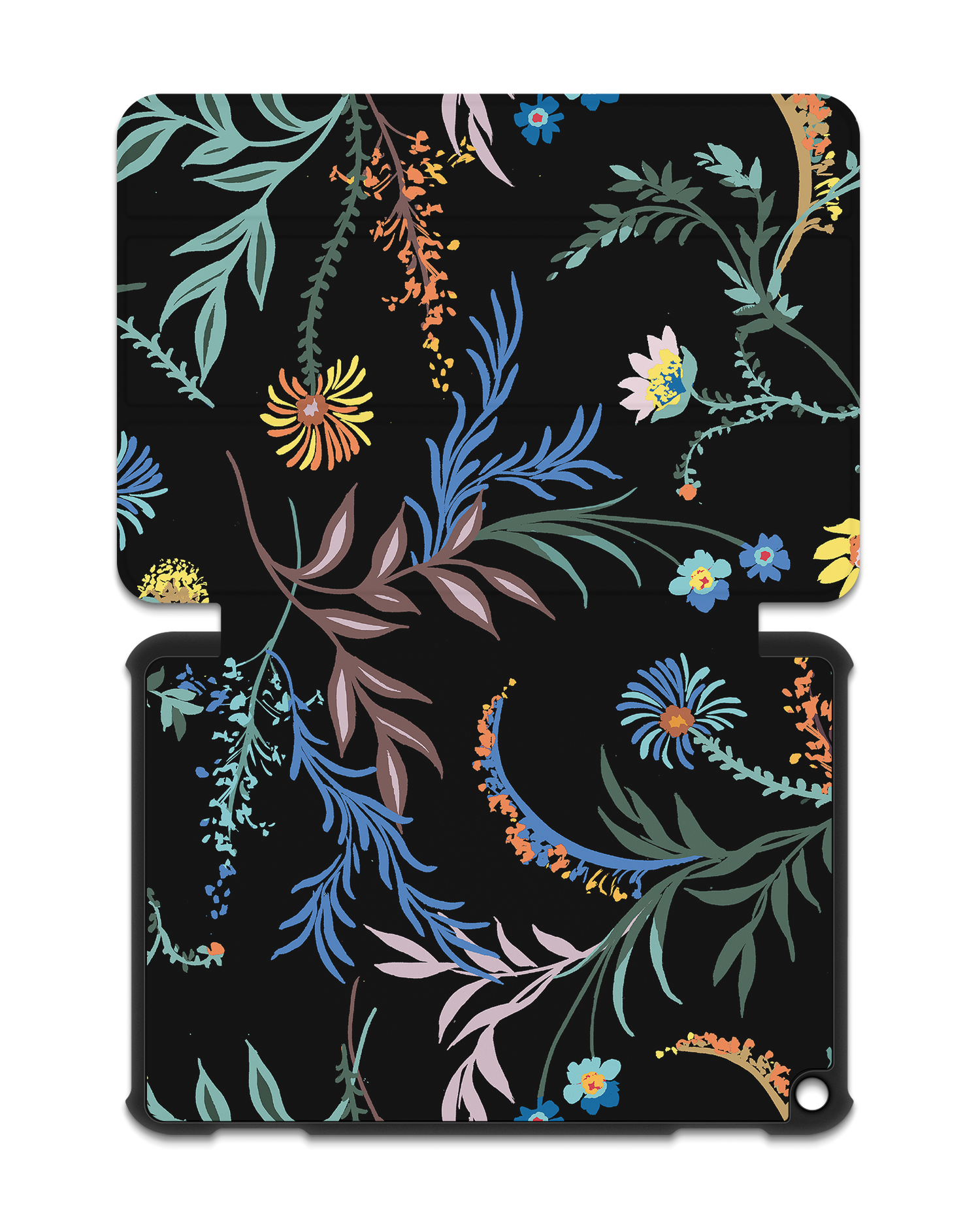 Woodland Spring Floral Tablet Smart Case for Amazon Fire HD 8 (2022), Amazon Fire HD 8 Plus (2022), Amazon Fire HD 8 (2020), Amazon Fire HD 8 Plus (2020): Opened