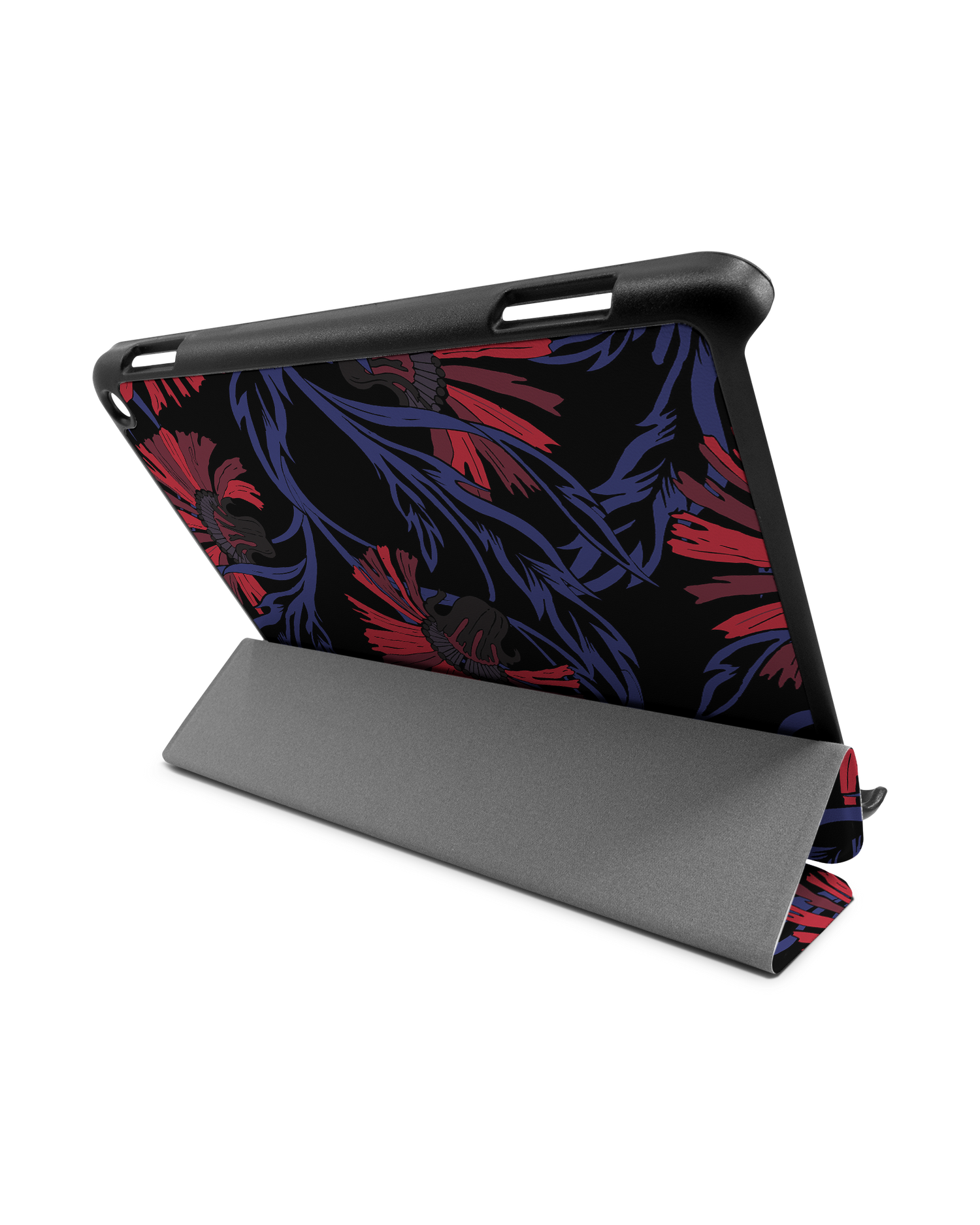 Midnight Floral Tablet Smart Case for Amazon Fire HD 8 (2022), Amazon Fire HD 8 Plus (2022), Amazon Fire HD 8 (2020), Amazon Fire HD 8 Plus (2020): Used as Stand