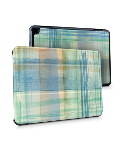Washed Out Plaid Tablet Smart Case for Amazon Fire HD 8 (2022), Amazon Fire HD 8 Plus (2022), Amazon Fire HD 8 (2020), Amazon Fire HD 8 Plus (2020)