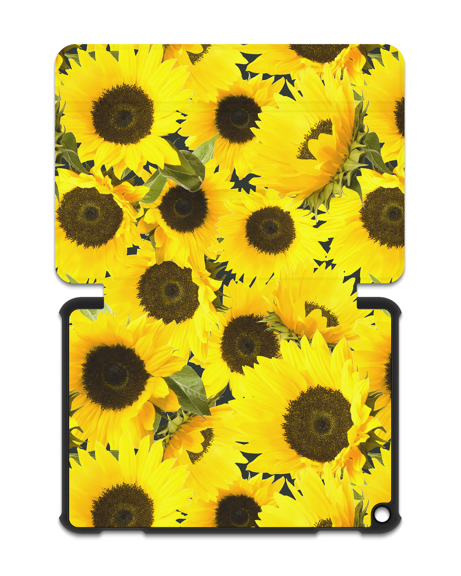 Sunflowers Tablet Smart Case for Amazon Fire HD 8 (2022), Amazon Fire HD 8 Plus (2022), Amazon Fire HD 8 (2020), Amazon Fire HD 8 Plus (2020): Opened