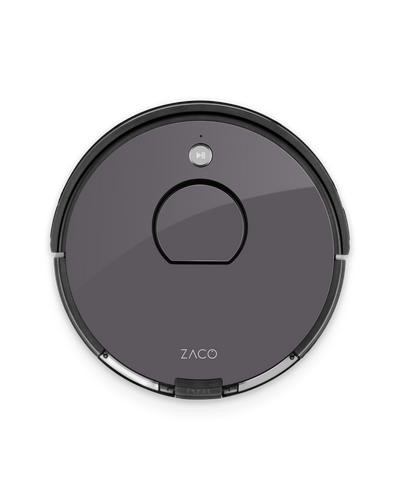 ZACO Metallic Grey Robotic Vacuum Cleaner Skin ZACO A10