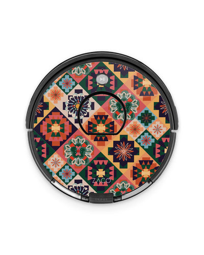 Holiday Patchwork Robotic Vacuum Cleaner Skin ZACO A10