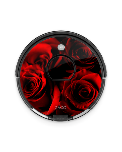 Red Roses Robotic Vacuum Cleaner Skin ZACO A10