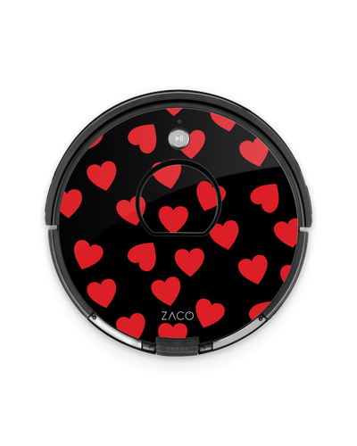 Repeating Hearts Robotic Vacuum Cleaner Skin ZACO A10