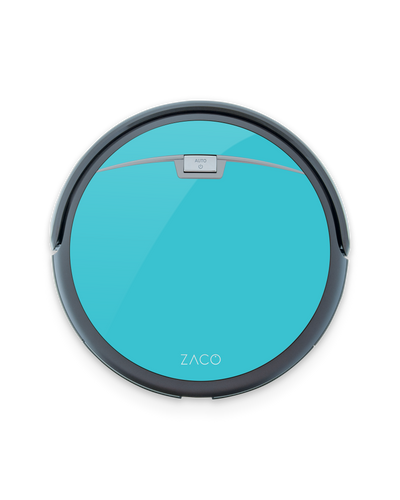 ZACO Turquoise Robotic Vacuum Cleaner Skin ILIFE Beetles A4s, ZACO A4s