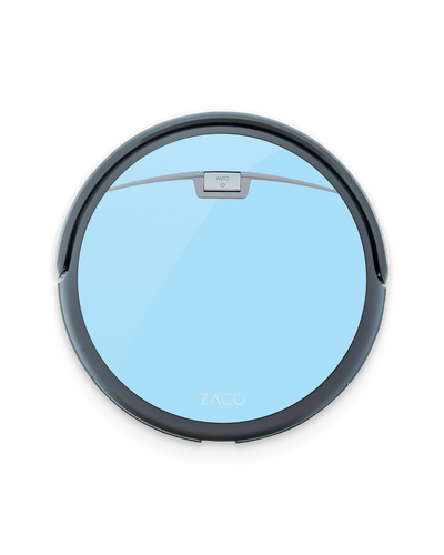 ZACO Sky Blue Robotic Vacuum Cleaner Skin ILIFE Beetles A4s, ZACO A4s