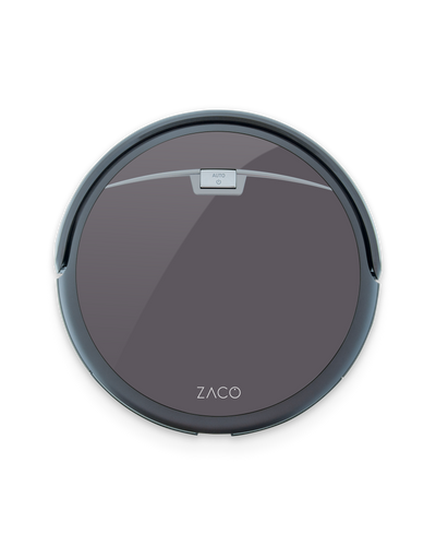 ZACO Metallic Grey Robotic Vacuum Cleaner Skin ILIFE Beetles A4s, ZACO A4s
