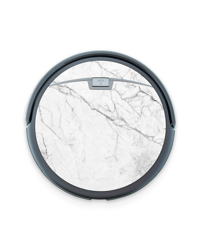 White Marble Robotic Vacuum Cleaner Skin ILIFE Beetles A4s, ZACO A4s
