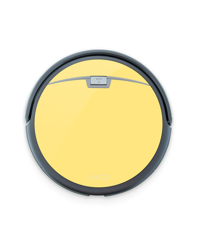 LIGHT YELLOW Robotic Vacuum Cleaner Skin ILIFE Beetles A4s, ZACO A4s