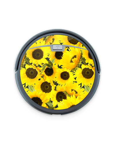 Sunflowers Robotic Vacuum Cleaner Skin ILIFE Beetles A4s, ZACO A4s