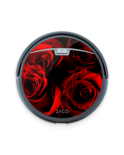 Red Roses Robotic Vacuum Cleaner Skin ILIFE Beetles A4s, ZACO A4s