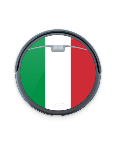 Italy Flag Robotic Vacuum Cleaner Skin ILIFE Beetles A4s, ZACO A4s