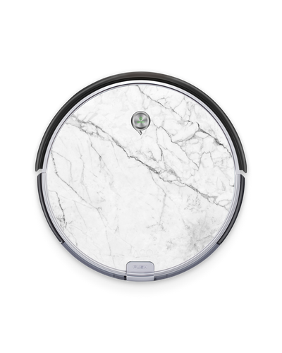 White Marble Robotic Vacuum Cleaner Skin ILIFE Beetles A6, ZACO A6