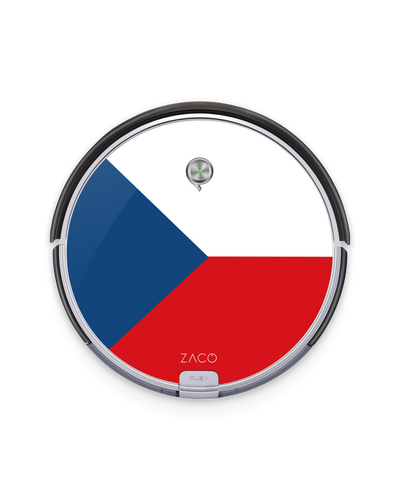 Czech Republic Flag Robotic Vacuum Cleaner Skin ILIFE Beetles A6, ZACO A6