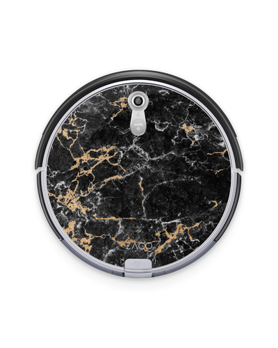Marble and Gold Robotic Vacuum Cleaner Skin ILIFE Beetles A8, ZACO A8s