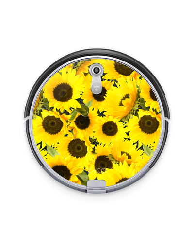 Sunflowers Robotic Vacuum Cleaner Skin ILIFE Beetles A8, ZACO A8s