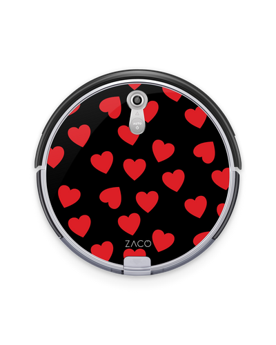 Repeating Hearts Robotic Vacuum Cleaner Skin ILIFE Beetles A8, ZACO A8s