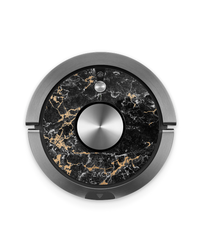 Marble and Gold Robotic Vacuum Cleaner Skin ZACO A9s, ZACO A9s Pro