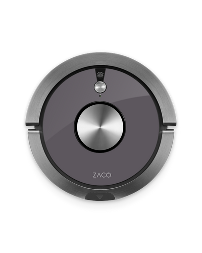 ZACO Metallic Grey Robotic Vacuum Cleaner Skin ZACO A9s, ZACO A9s Pro