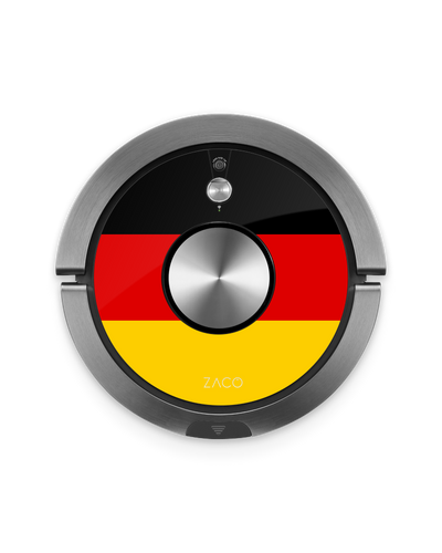 Germany Flag Robotic Vacuum Cleaner Skin ZACO A9s, ZACO A9s Pro