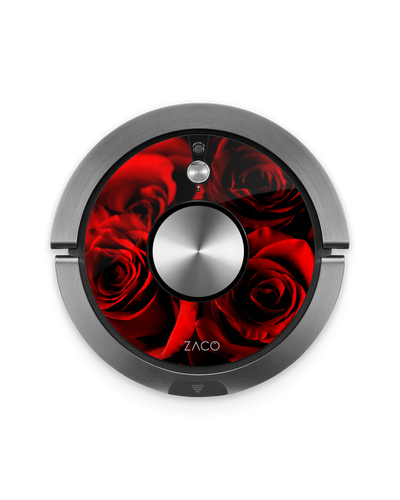 Red Roses Robotic Vacuum Cleaner Skin ZACO A9s, ZACO A9s Pro
