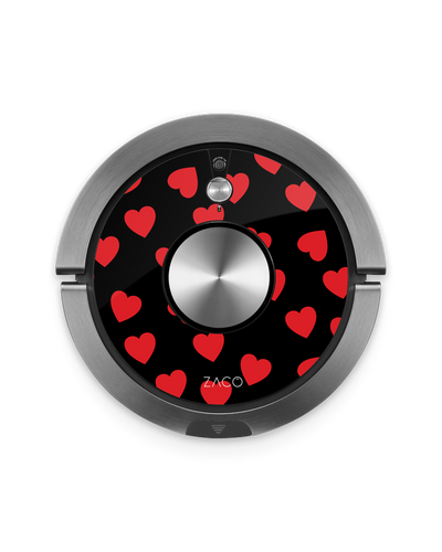 Repeating Hearts Robotic Vacuum Cleaner Skin ZACO A9s, ZACO A9s Pro