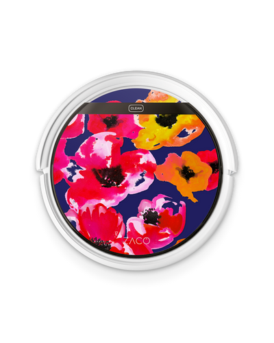 Painted Poppies Robotic Vacuum Cleaner Skin ILIFE Beetles V5s Pro, ZACO V5s Pro