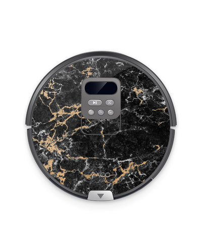 Marble and Gold Robotic Vacuum Cleaner Skin ILIFE Beetles V80, ZACO V80