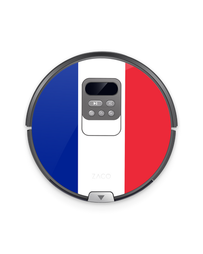 France Flag Robotic Vacuum Cleaner Skin ILIFE Beetles V80, ZACO V80