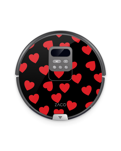 Repeating Hearts Robotic Vacuum Cleaner Skin ILIFE Beetles V80, ZACO V80