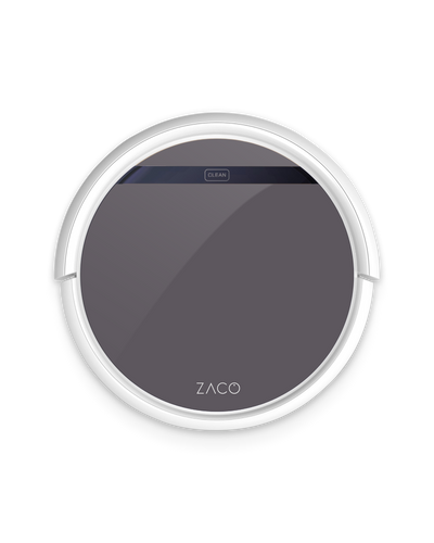 ZACO Metallic Grey Robotic Vacuum Cleaner Skin ZACO V5x