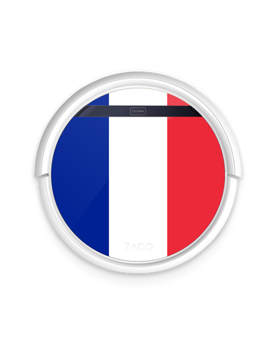 France Flag Robotic Vacuum Cleaner Skin ZACO V5x