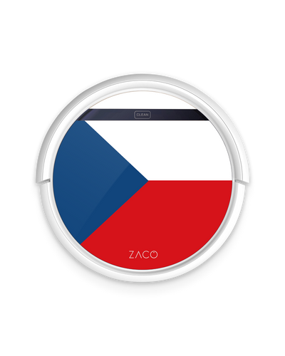 Czech Republic Flag Robotic Vacuum Cleaner Skin ZACO V5x