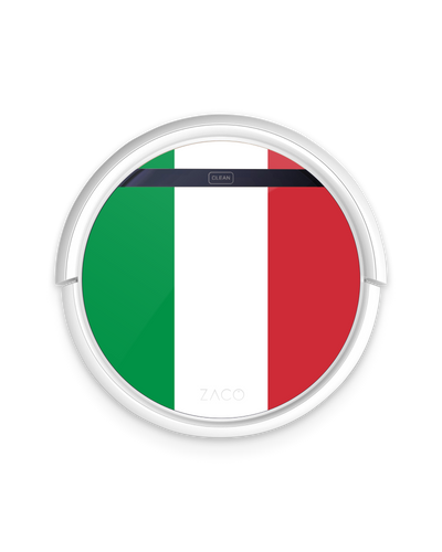 Italy Flag Robotic Vacuum Cleaner Skin ZACO V5x