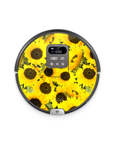 Sunflowers Robotic Vacuum Cleaner Skin ZACO V85