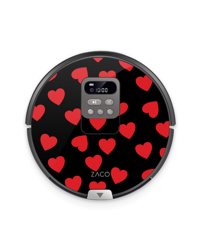 Repeating Hearts Robotic Vacuum Cleaner Skin ZACO V85