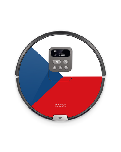 Czech Republic Flag Robotic Vacuum Cleaner Skin ZACO V85